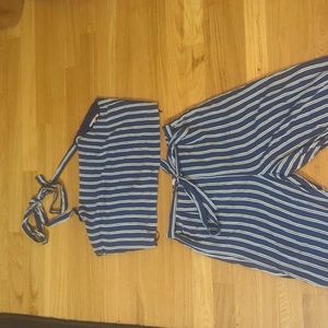 Lottie Moss Halter Top and Pants Set Size S